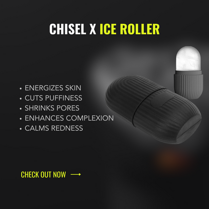 Chisel X - Jaw and Facial Sculpting Products - Ice Roller - to provide instant relief and rejuvenation to your skin.